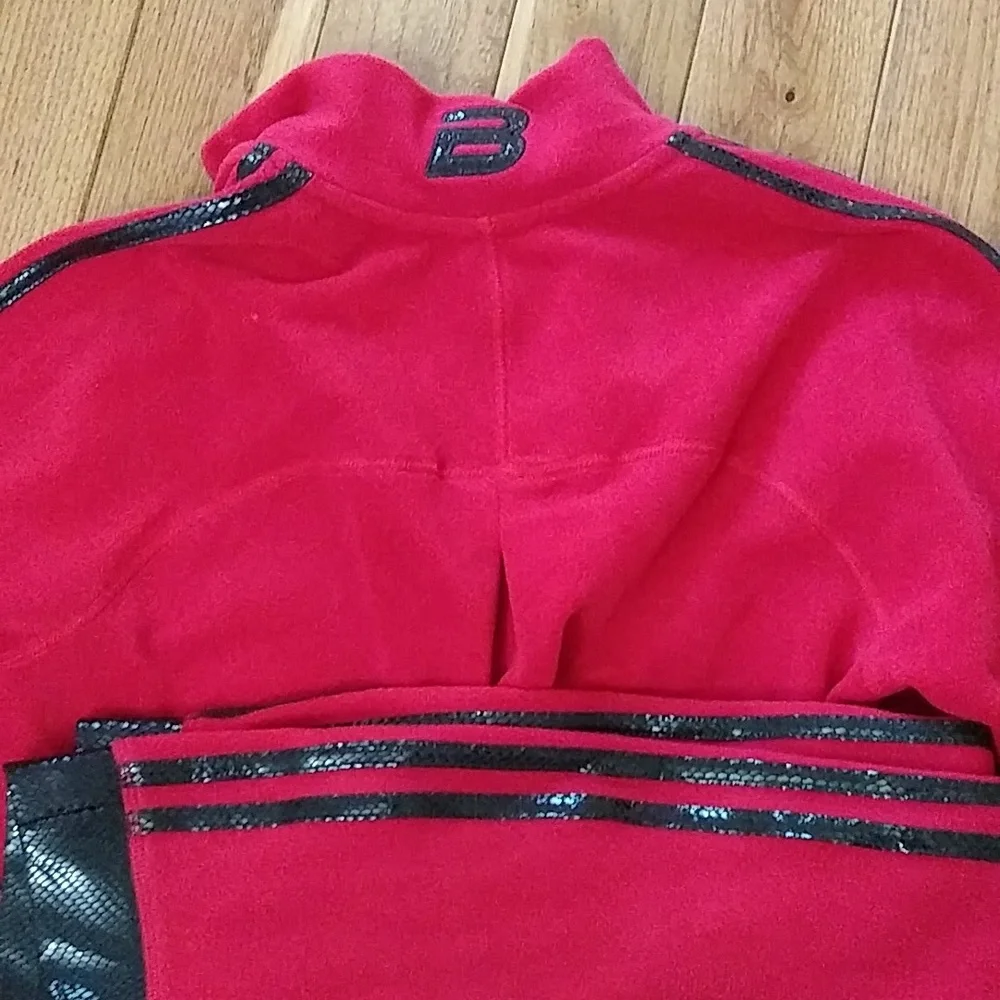 BEBE Sport Two Piece Sweat Suit, Women size M, Red - Picture 10 of 10